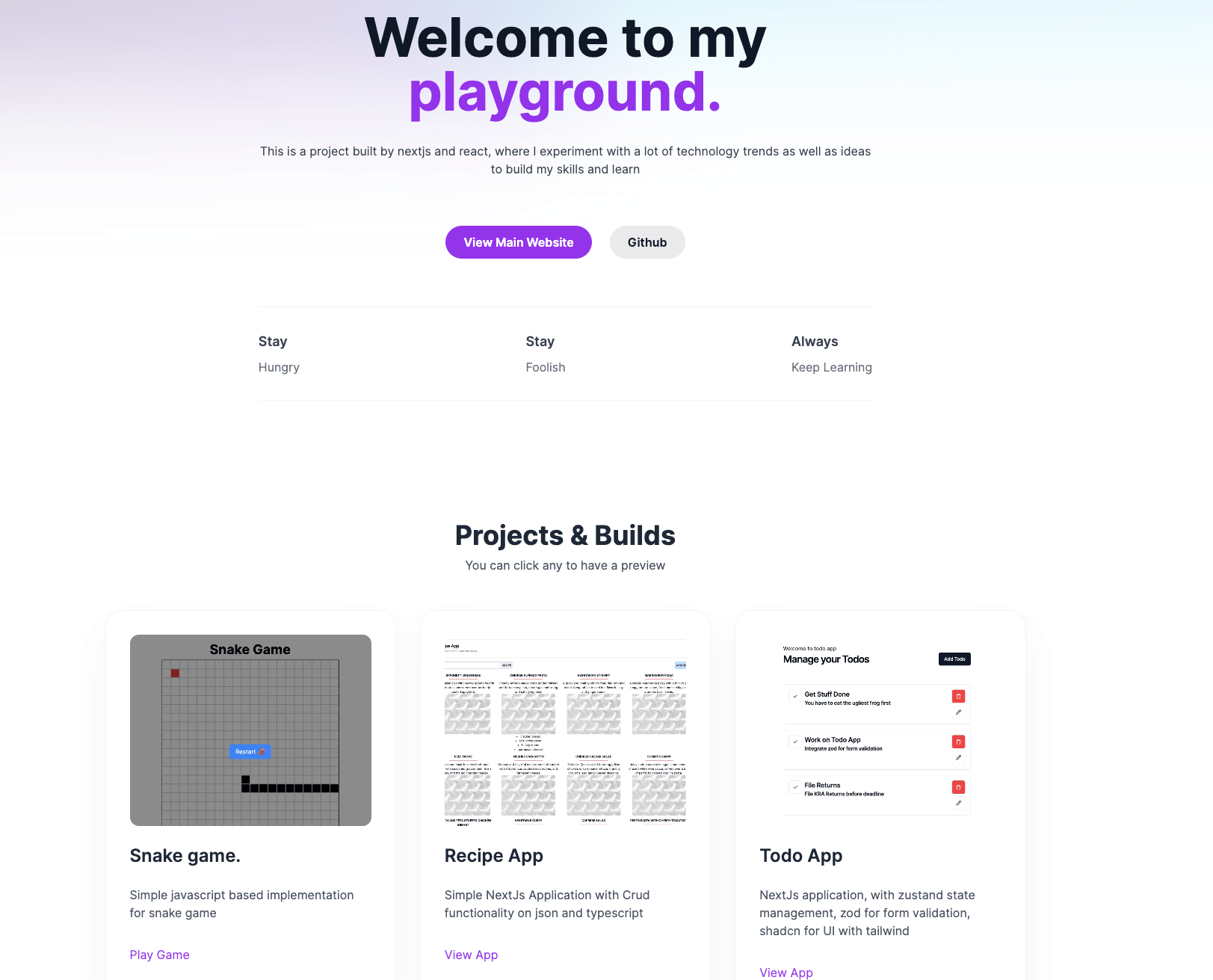 Project I worked on